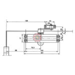 Ferme-porte hydraulique D8803 tunisie