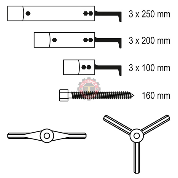 Extracteur à 2 et 3 griffes 12 EN 1 tunisie