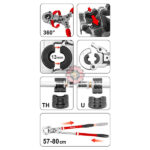 Presse hydraulique manuelle 16-32MM tunisie