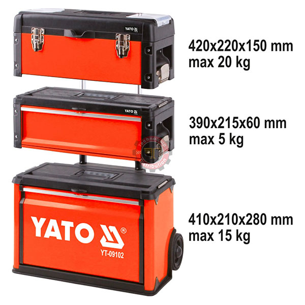 Chariot de services modulaire 3 tiroirs tunisie