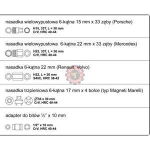 Coffret de 13 outils pour alternateur tunisie