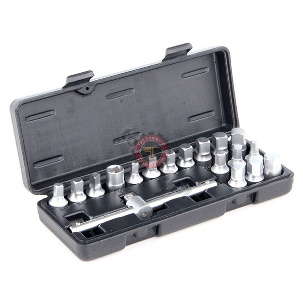 Jeu d'embouts de vidange 3/8" CrV tunisie