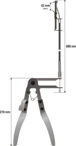 Pince collier flexible 690M tunisie