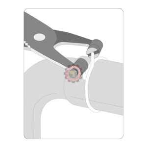 Pince coudée pour colliers auto-serrants 230MM tunisie