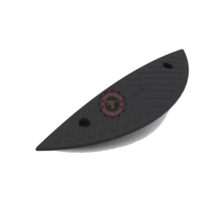 Embout de ralentisseur en caoutchouc noir 50 cm
