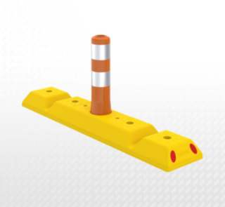 Séparateur de voie avec délinéateur 45 & 75cm