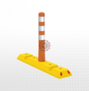 Séparateur de voie avec délinéateur 45 & 75cm